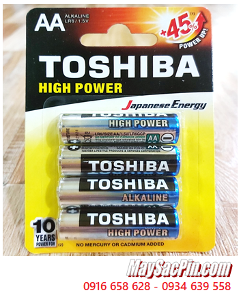 Toshiba LR6GCP BP-4PV, Pin AAA Toshiba LR03GCP BP-4PV High Power Alkaline 1.5v (Loại Vỉ 4viên)